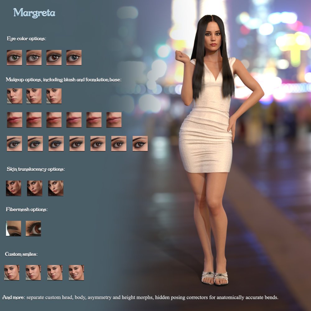 Margreta for Genesis 8 Female