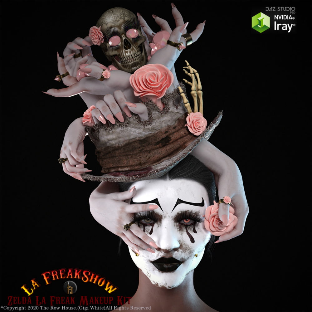 Zelda La Freak FreakShow Makeup Kit