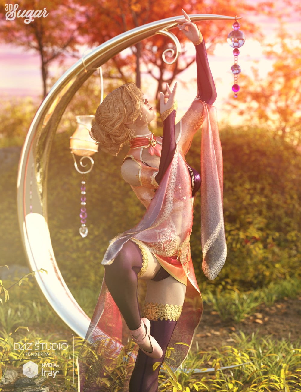 101 Series: Pure Grace Poses and Ballet Shoes for Genesis 8 Female