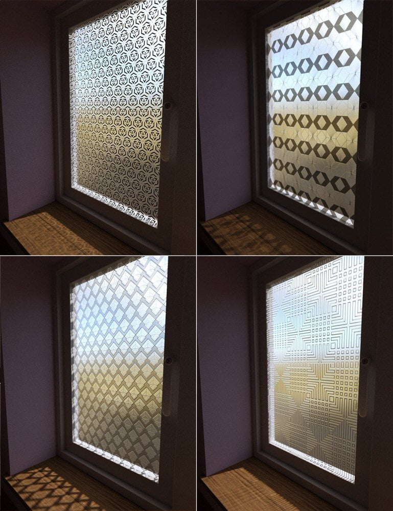 Geometric Deco Iray Glass Shaders