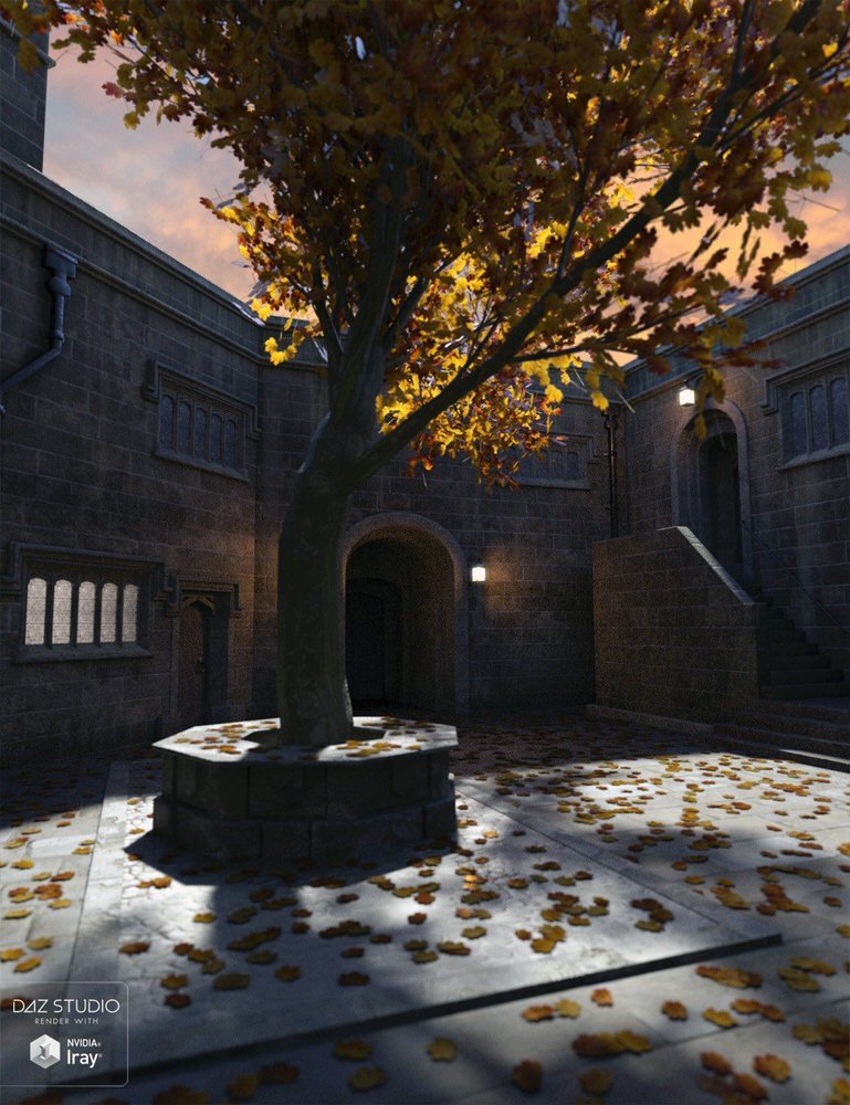 Medieval Courtyard