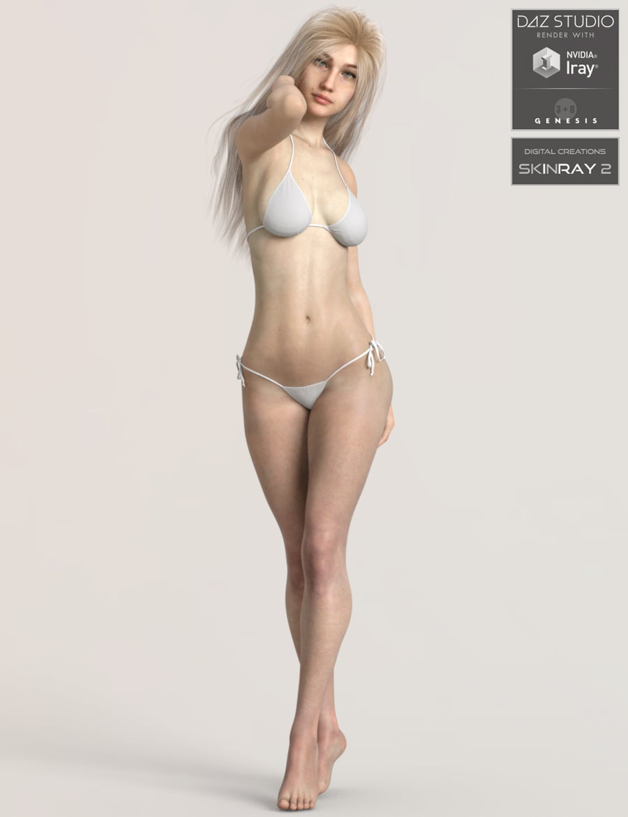 Anatomically Correct: Elise for Genesis 3 and Genesis 8 Female