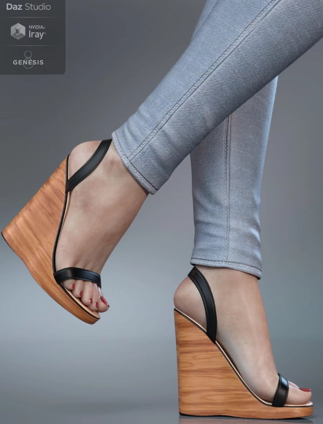Wrap Wedges for Genesis 8 Female(s)