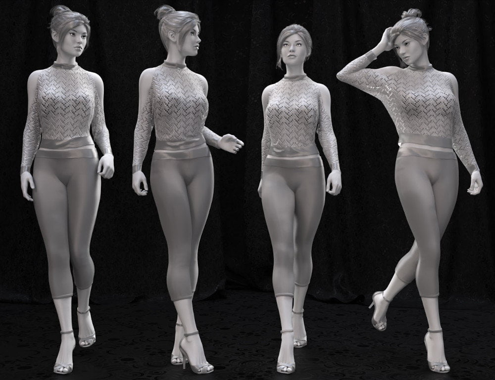 Catwalk Fun Poses for Genesis 8 Female