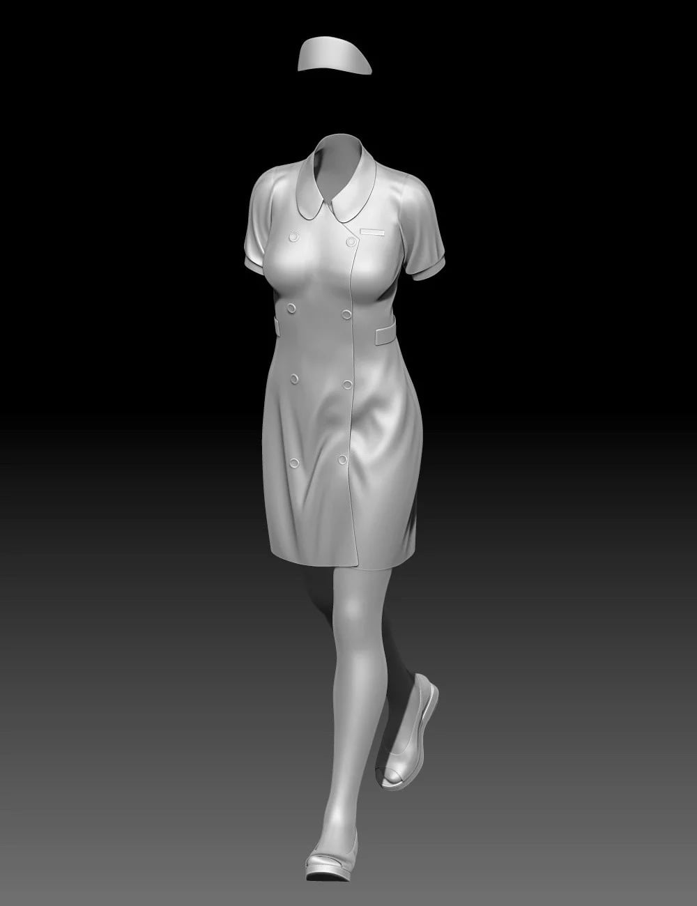 dForce Nurse Uniform for Genesis 8 Female(s)