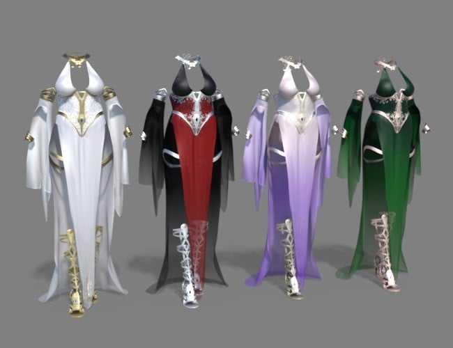 dForce Ethereal Goddess Outfit for Genesis 8 Female(s)