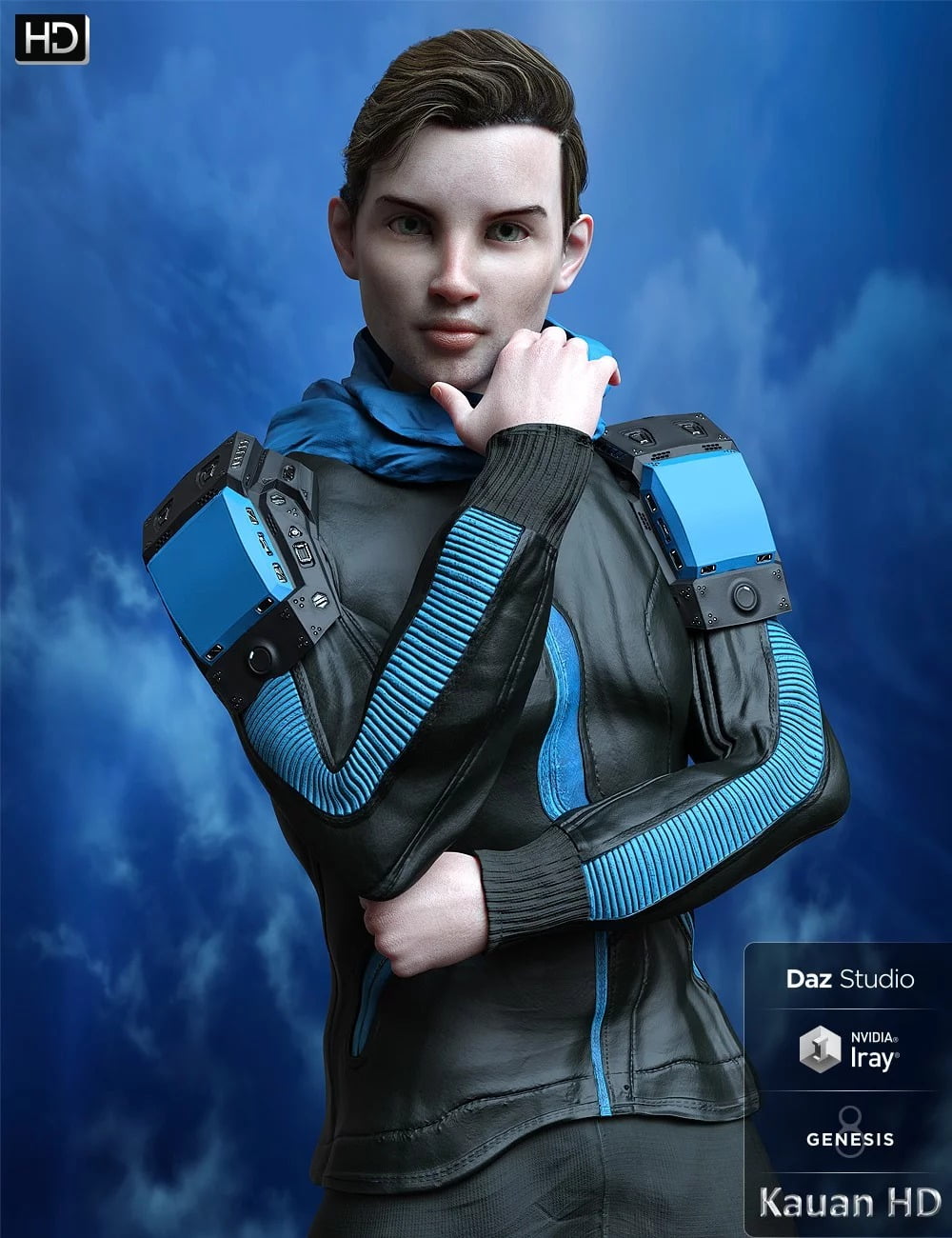 Kauan HD for Genesis 8 Male