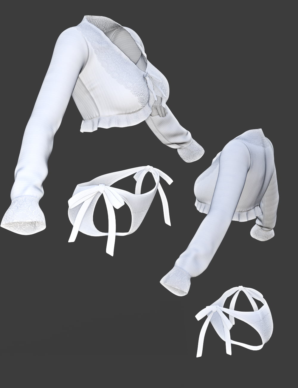 X-Fashion Romantic Lingerie for Genesis 8 Female(s)