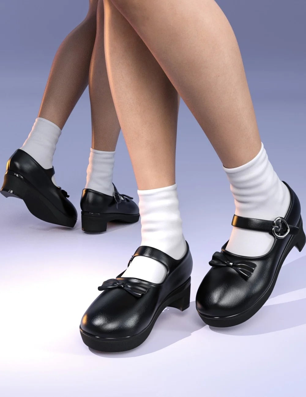 Mary Janes and Tassel Shoes for Genesis 8 Female(s)