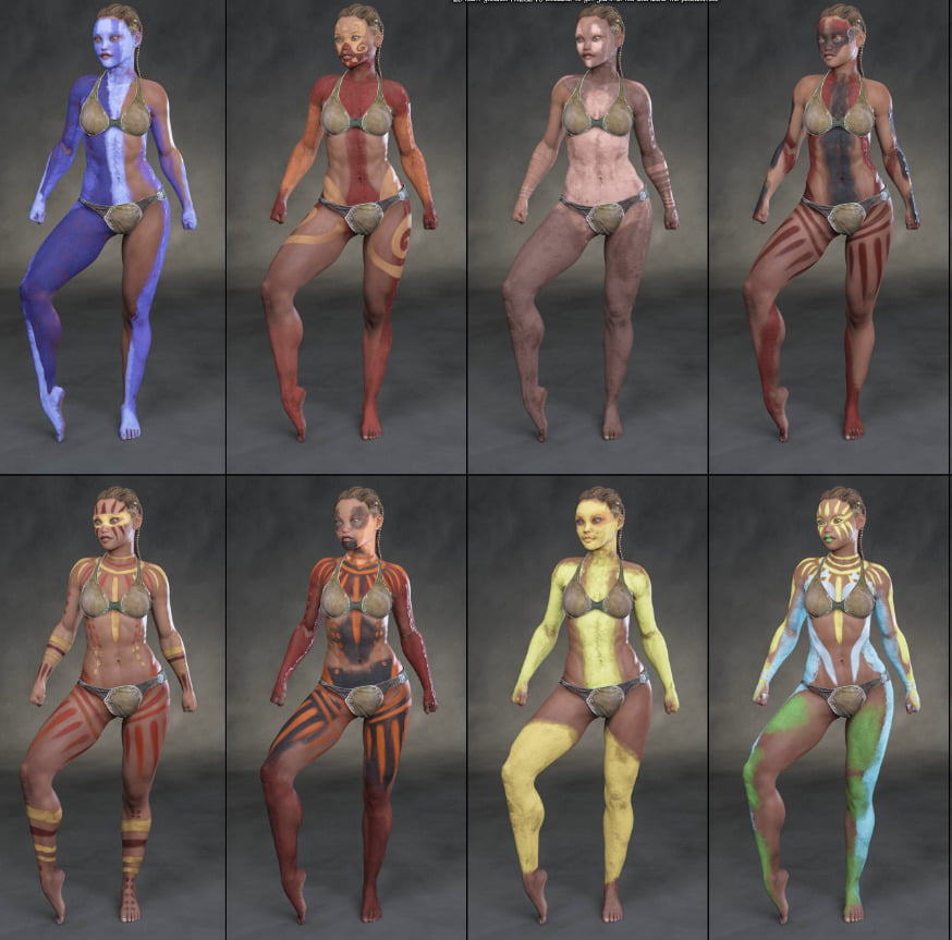 Aki Bodypaints Vol 1 for Genesis 8 Female(s)