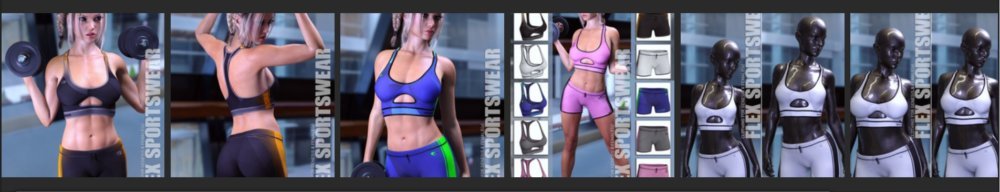 Flex Sportswear for Genesis 8 Females