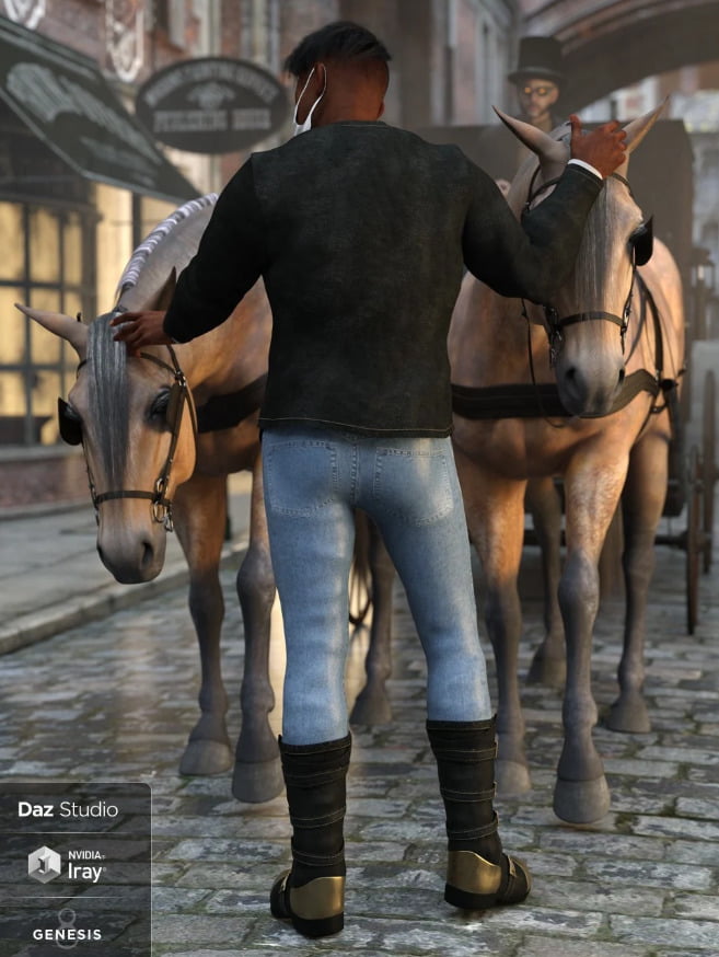 BioGen University Outfit for Genesis 8 Male(s)