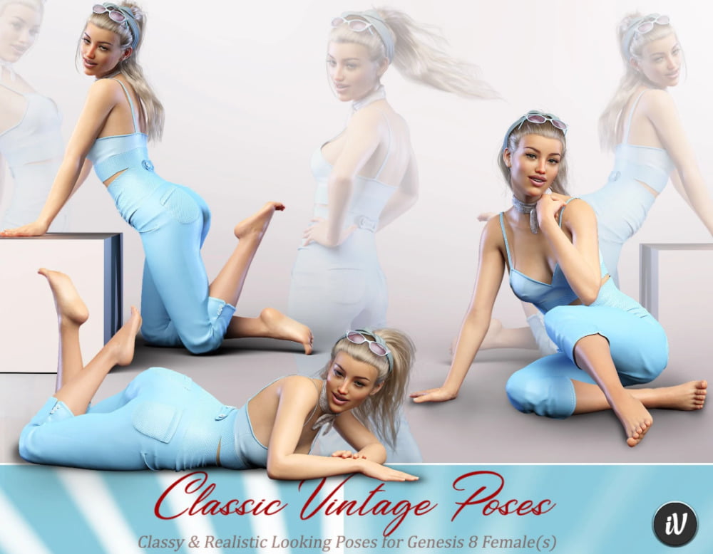 iV Classic Vintage Poses for Genesis 8 Female