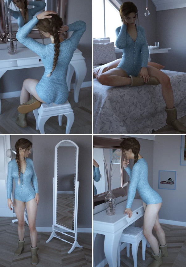 Classy Room Environment and Poses