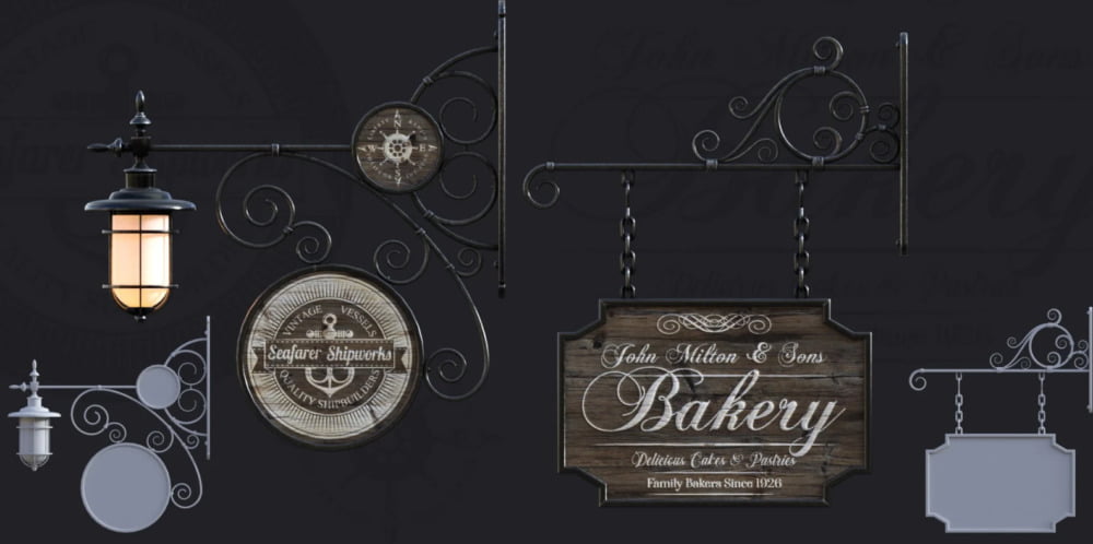 DGV Vintage Signage Vol 1