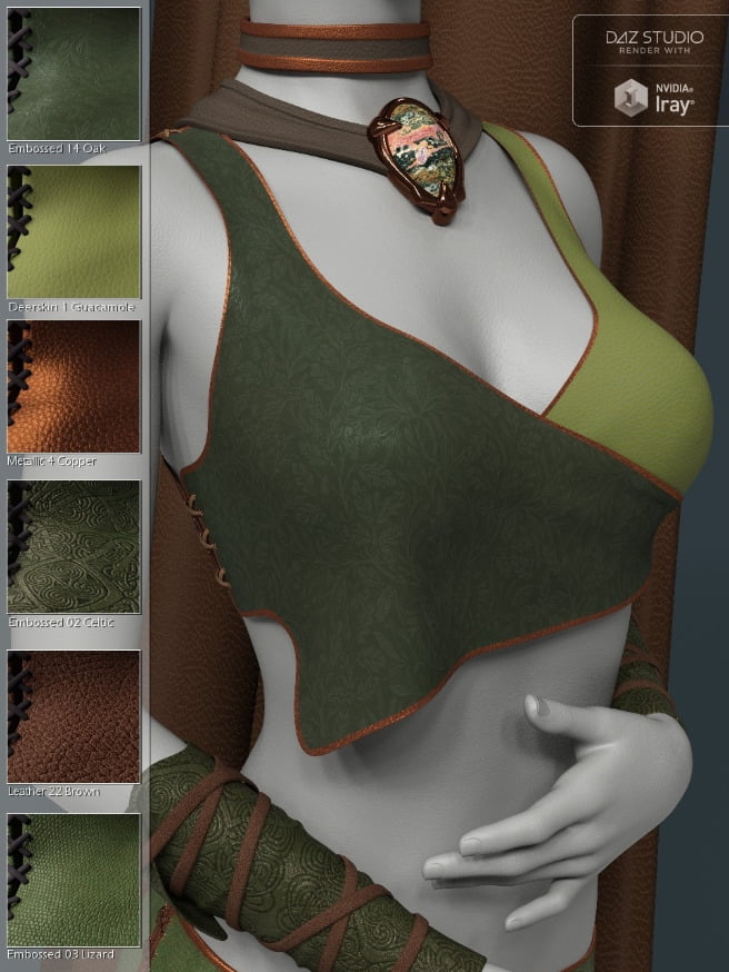 Exotic Leather Shader Presets 3 for Iray