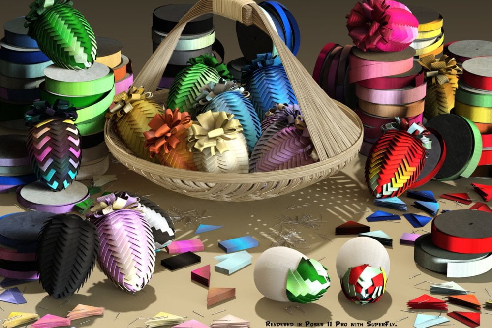 Crafting: Ribbon Eggs