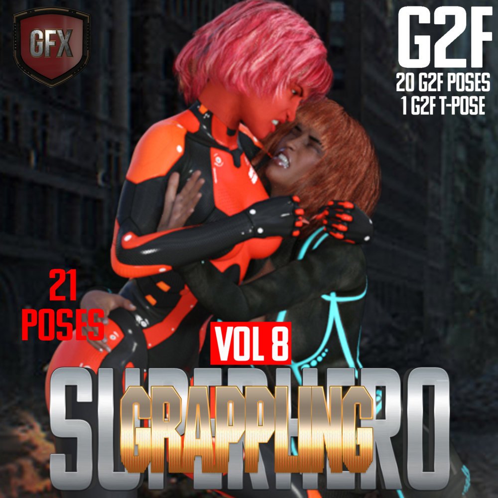 SuperHero Grappling for G2F Volume 8