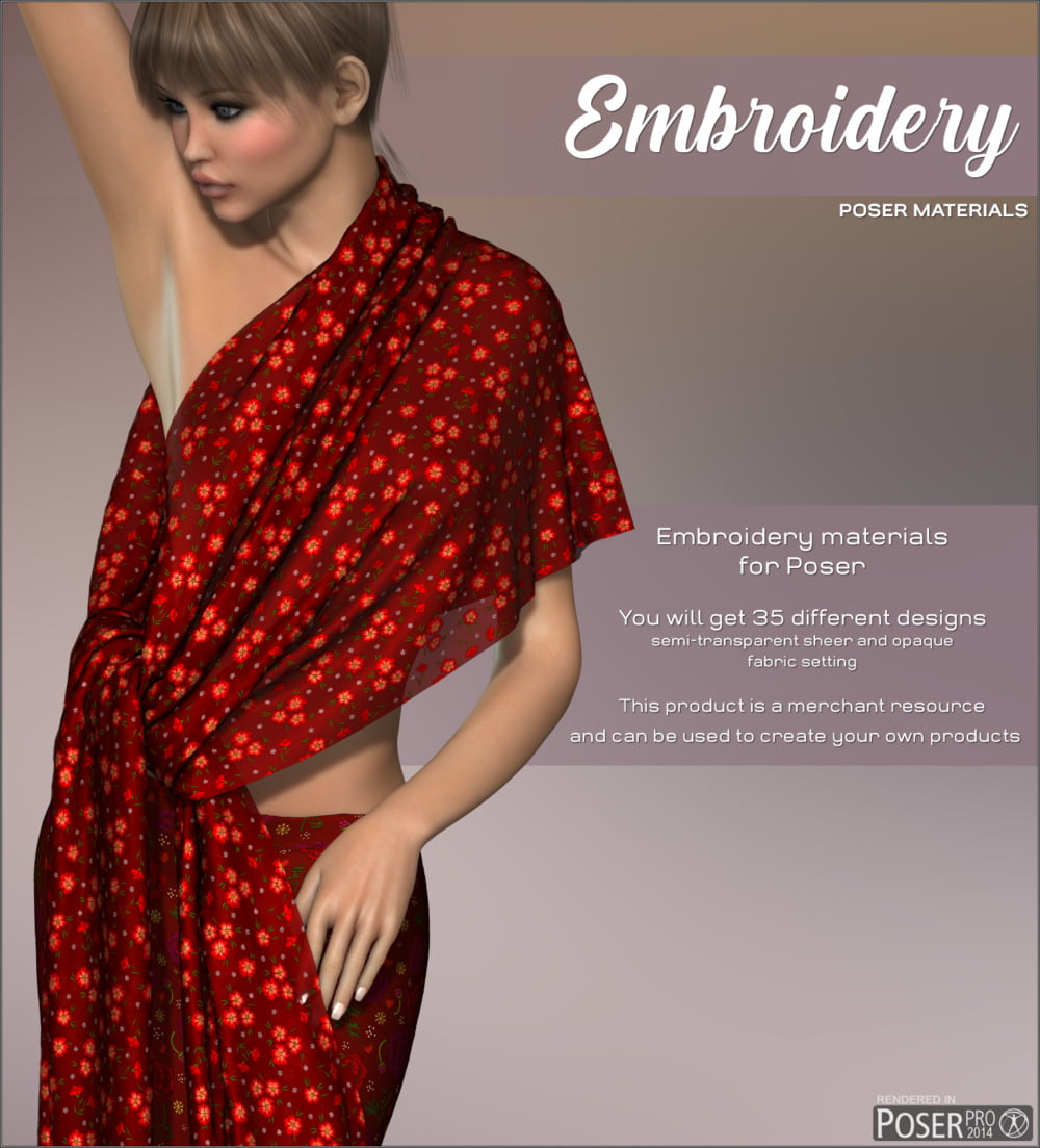 Poser - Embroidery