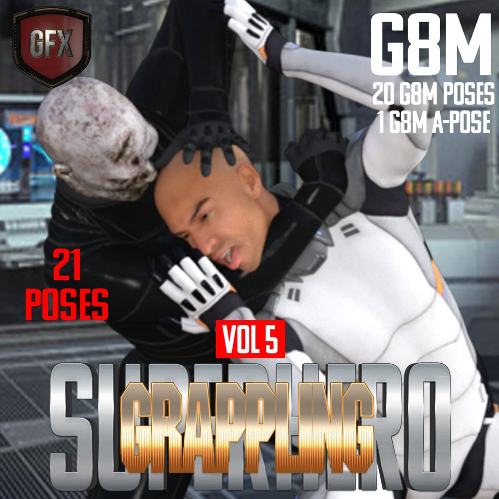 SuperHero Grappling for G8M Volume 5