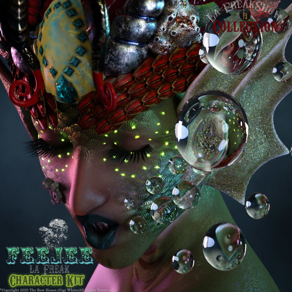 FEEJEE La Freak Character Kit - DAZ - G8