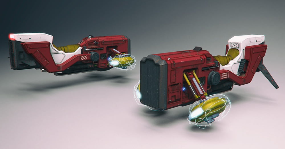 Hover Bike Textures Set