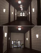 Retro Hallway
