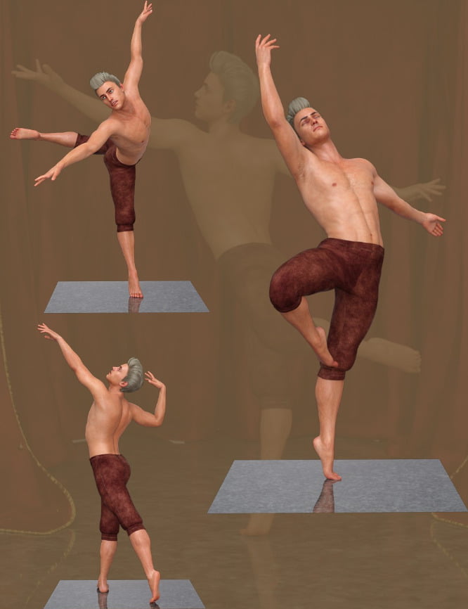 Modern Dancer Poses For Genesis 8 Male