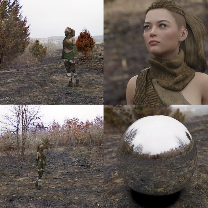 Orestes Iray HDRI Environments - The Burnt Lands