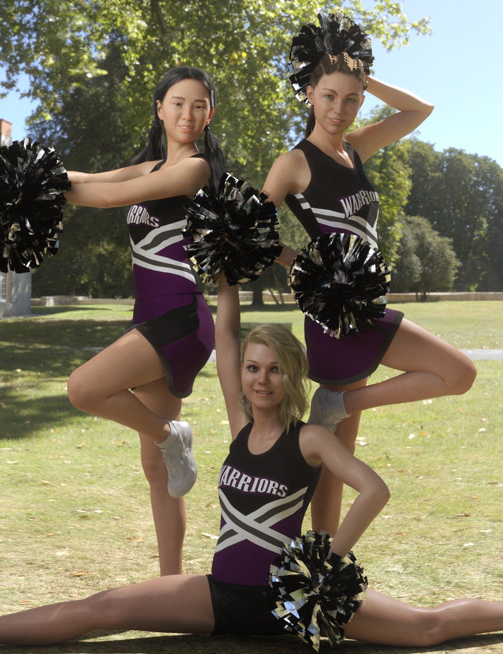 Cheer Poses for Teen Jane 8
