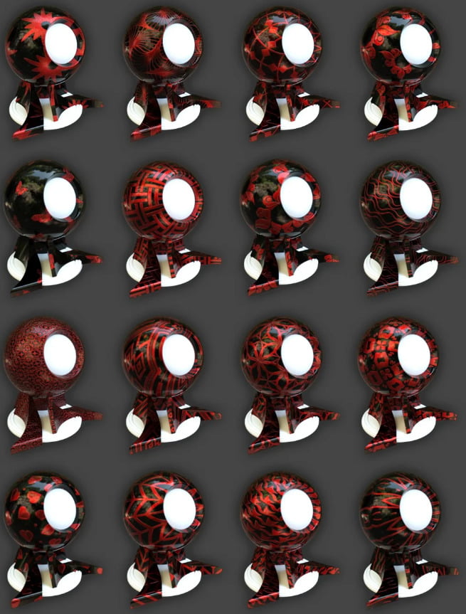 Pretty Foil Iray Shaders