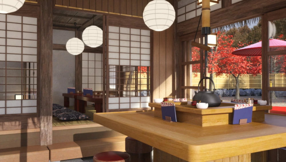 Traditional Japanese Tea Shop
