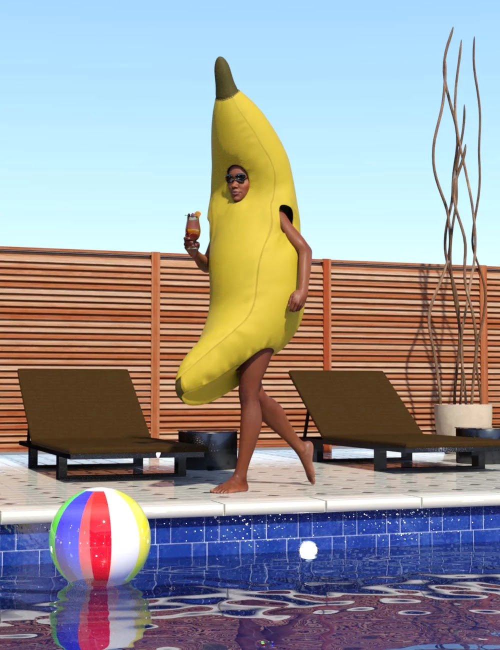 Banana Suit for Genesis 8