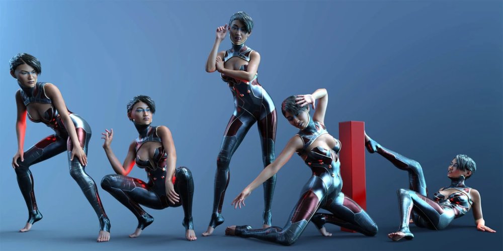 CDI Poses for Alawa 8 and Genesis 8 Female