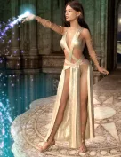 dForce Priestess of Light Outift for Genesis 8 Female(s)