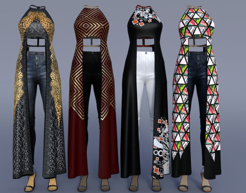 dForce Step it Up Outfit Textures