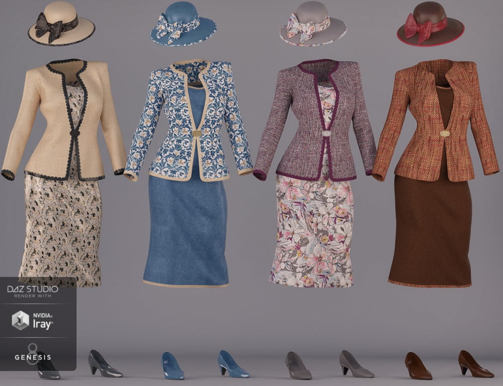 dForce Sunday Best Outfit Textures