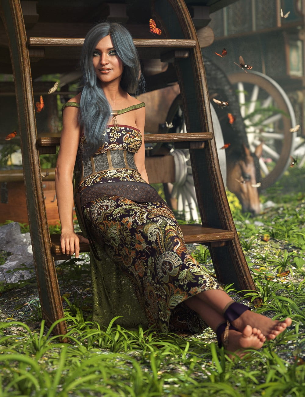 dForce Gypsy Soul for Genesis 8 Female(s)