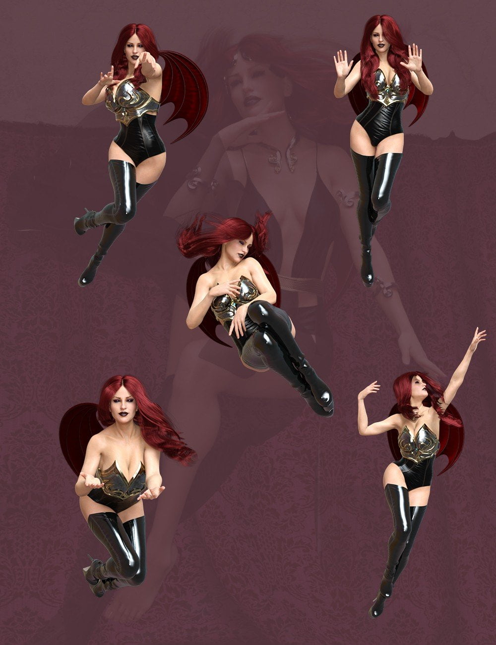 Devilish Poses For Genesis 8 Female