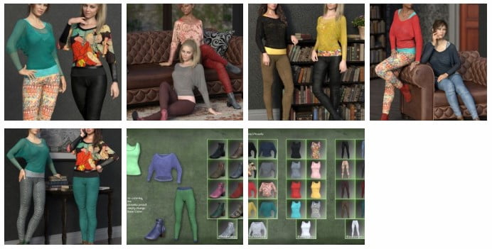 dForce Collection 04 Texture Expansion