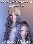dForce Hair Helper and Knitted Hat