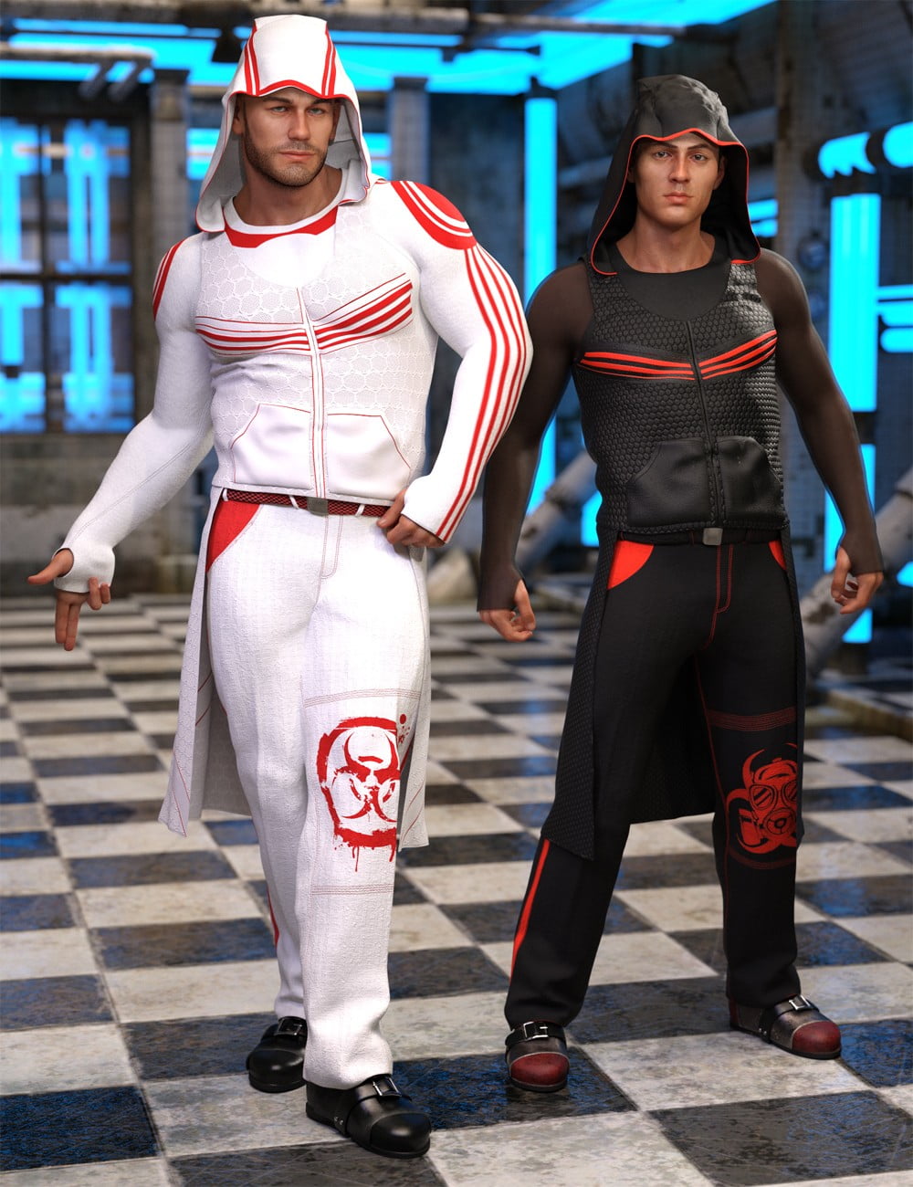 dForce Newrava Outfit Textures