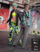 dForce Street Smarts Girl Outfit Textures