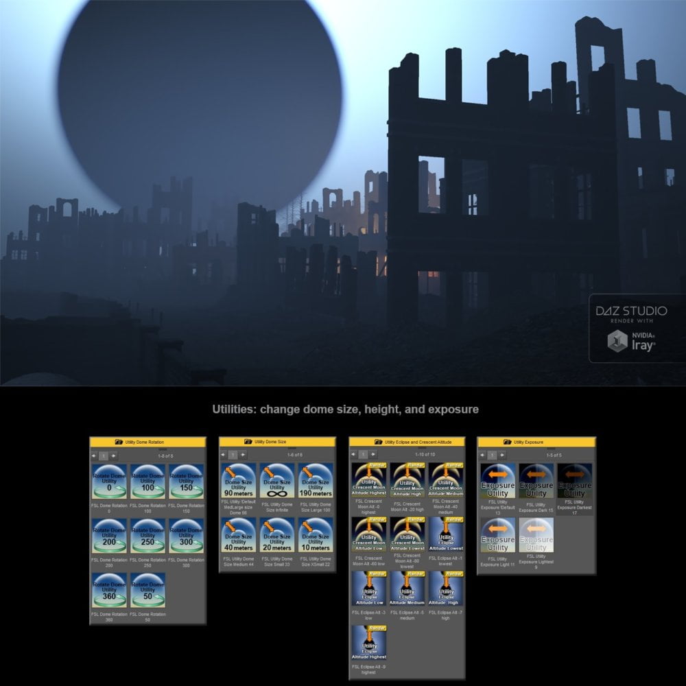 Fantasy and SciFi Fast Render Lights