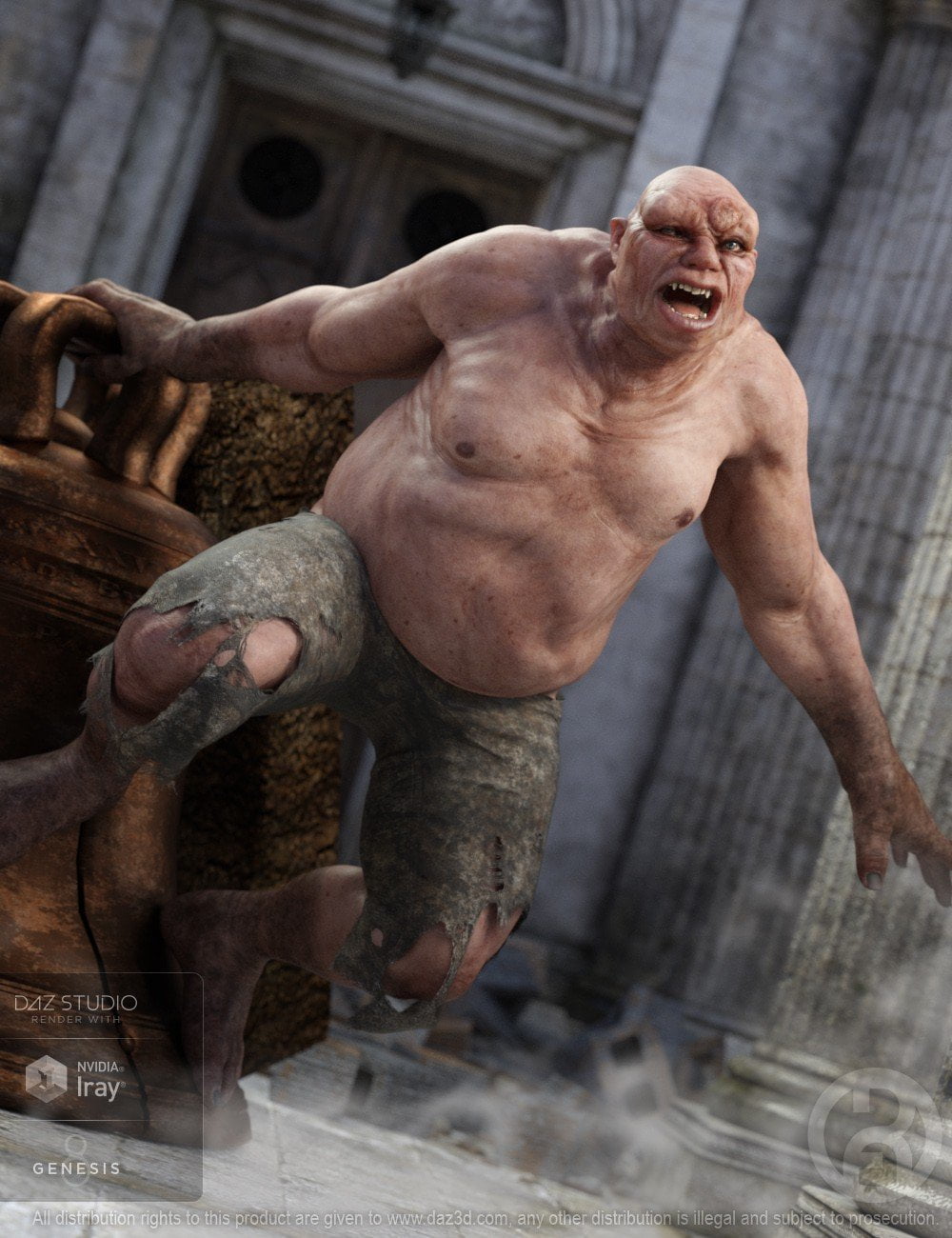 Hunchback for Genesis 8 Male