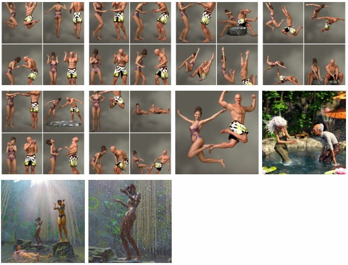 IGD Immersion Poses for Genesis 8