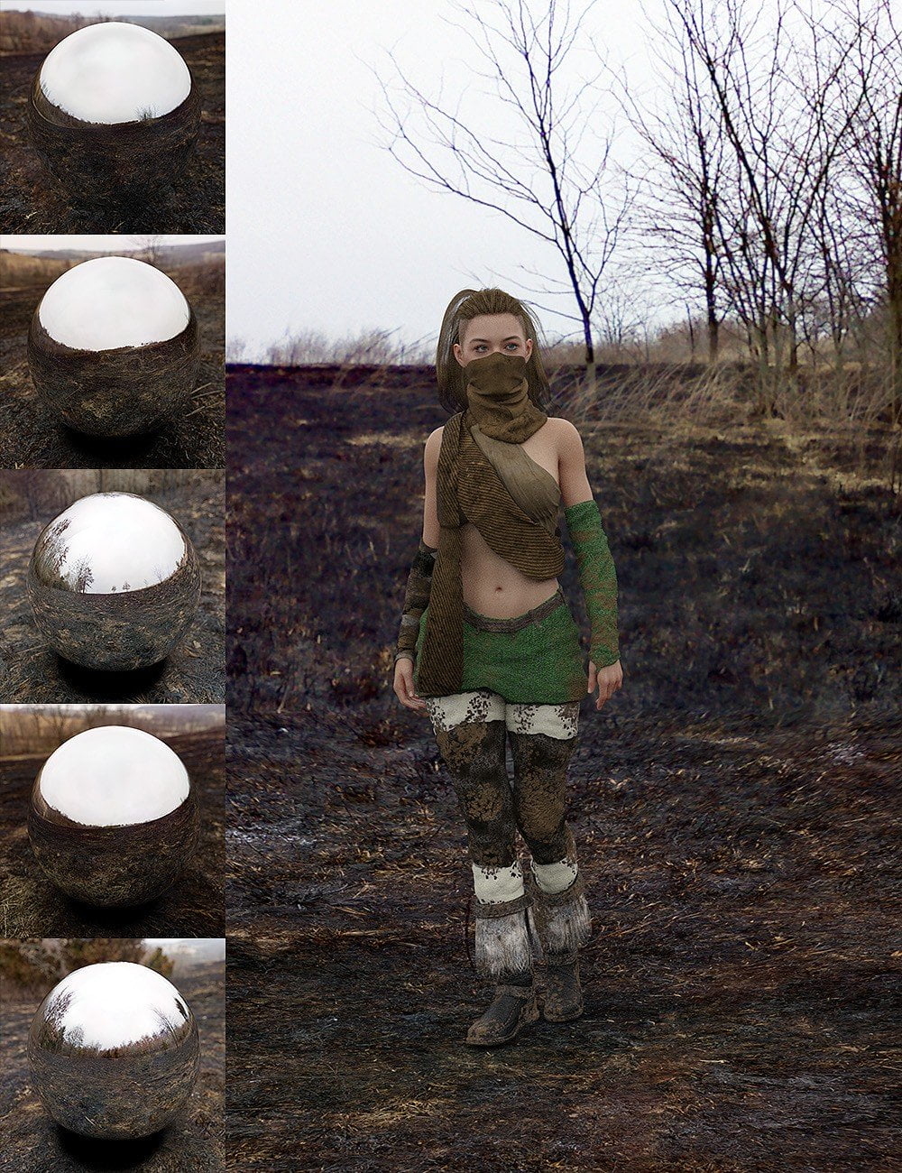 Orestes Iray HDRI Environments - The Burnt Lands