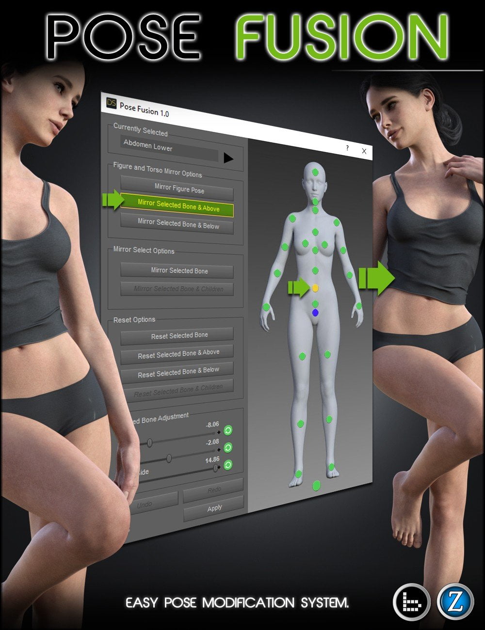 Pose Fusion for Genesis to Genesis 8