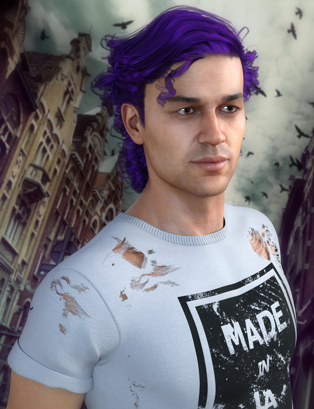 Carlton Hair for Gen 8 Male, La Homme and La Femme