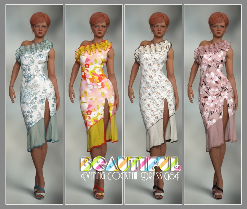 Beautiful Evening Cocktail Dress G8F